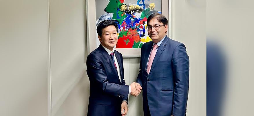 Ambassador Amit Kumar met with Amb. Song In-chang, G20 Sherpa, RoK