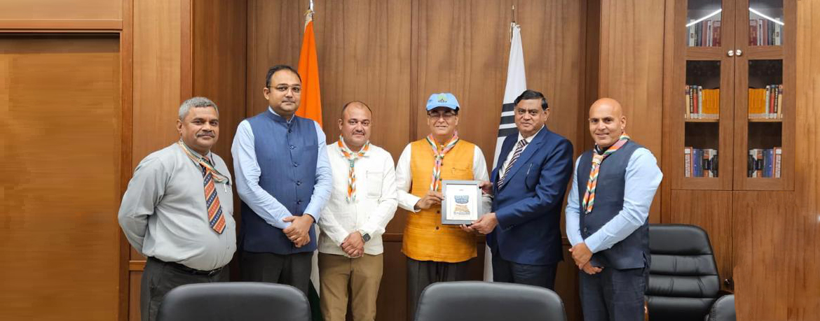 Amb Amit Kumar met Dr KK Khandelwal, Chief National Commissioner, Bharat Scouts and Guides