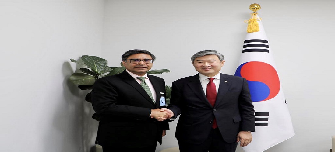 Deputy NSA Shri Vikram Misri called on ROK National Security Advisor Mr. Cho Tae-yong