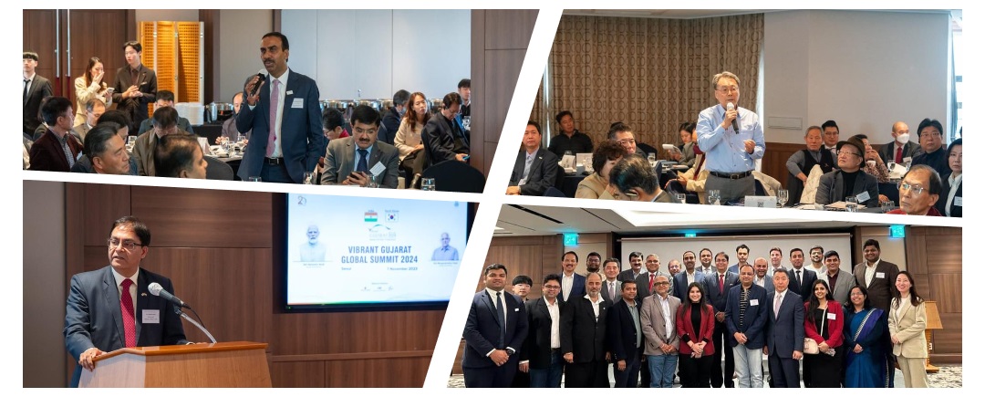 “Vibrant Gujarat Global Summit 2024” Roadshow held in Seoul