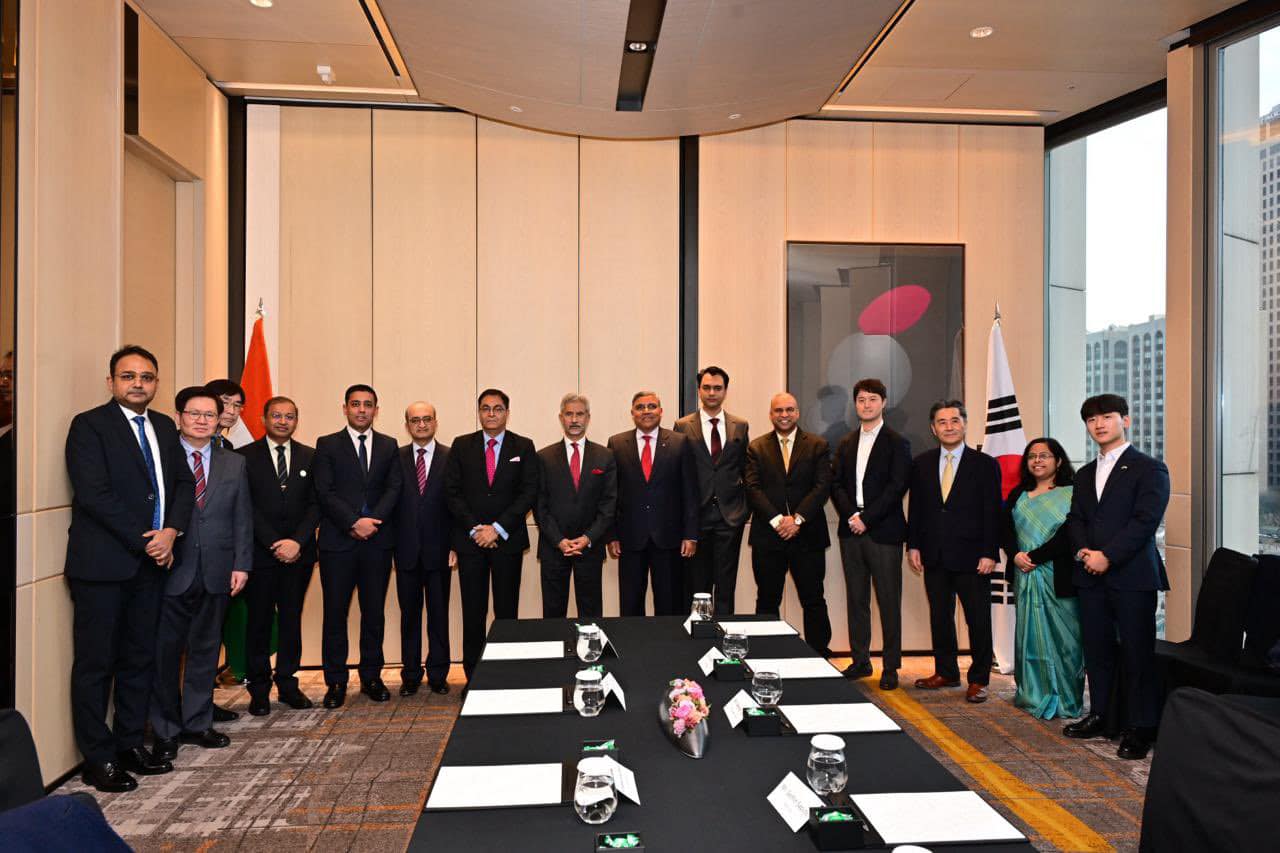 EAM Dr. S. Jaishankar interacted with representatives of the Indian Chamber of Commerce in Korea (ICCK); 06 March 2024