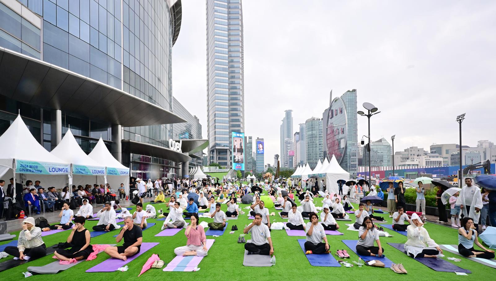 10th International Day of Yoga celebrations3