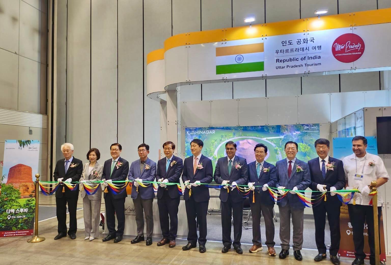 Uttar Pradesh Tourism Department participation in Korea International Tourism Fair