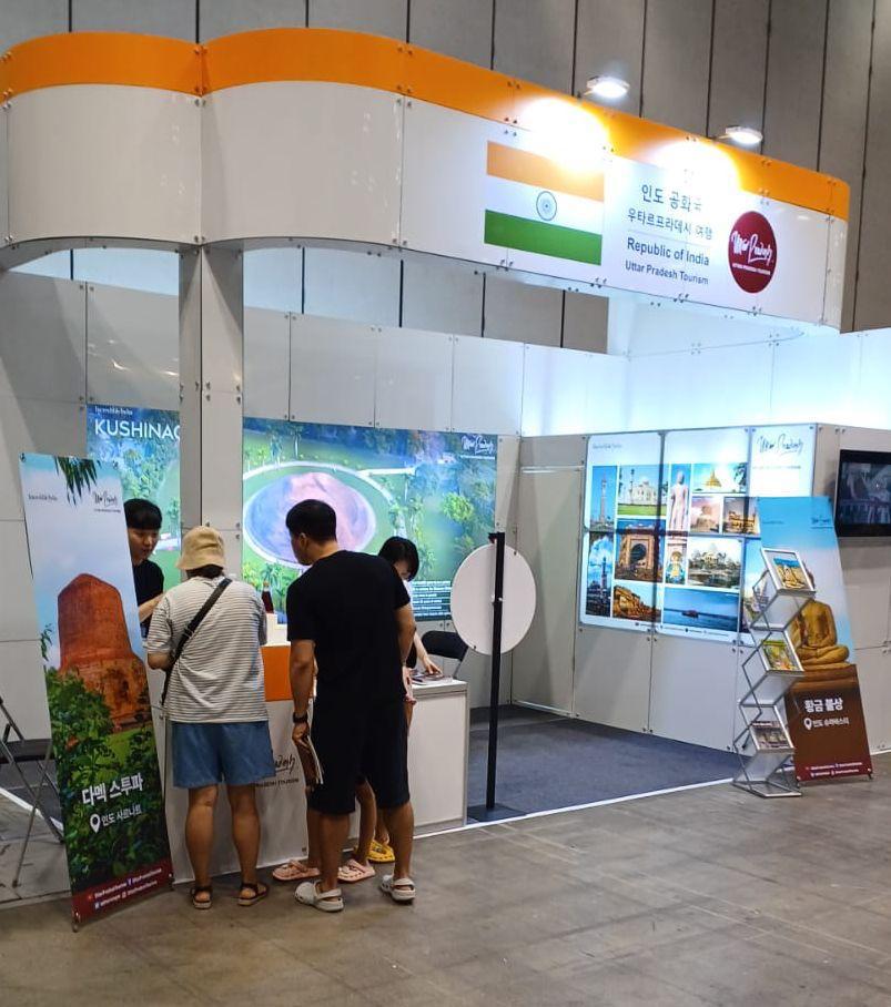 Uttar Pradesh Tourism Department participation in Korea International Tourism Fair