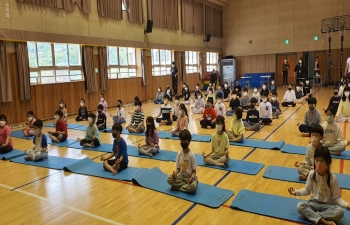 India Day at Cheonga Elementary School, Busan