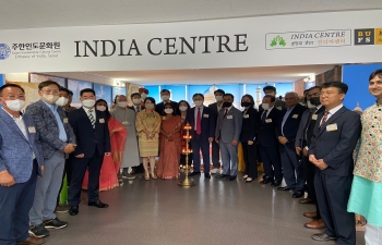 Inauguration of India Centre at Busan University of Foreign Studies