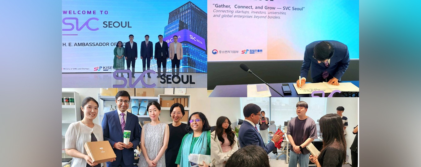 Ambassador visited the Startup Venture Campus (SVC), Seoul and interacted with the Korean startups interested in exploring India on 29th July 2026