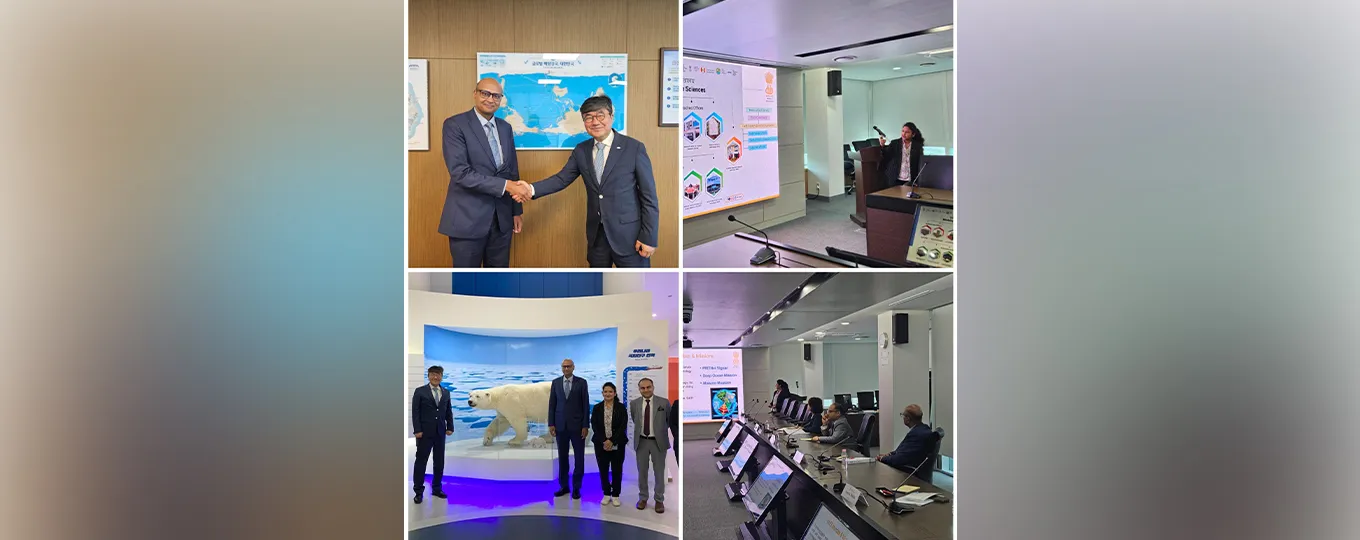 Delegation led by Dr. Acquino Vimal, AS (UNES), MEA held engagements with key stakeholders in the KOPRI, KIND, SFOC and GGGI to further strengthen India-ROK partnership in sustainable development during his visit to ROK from 21-23 July 2026. 
