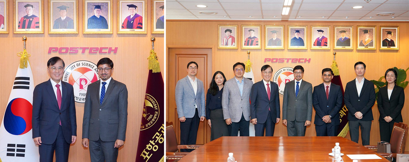 Ambassador met with Dr. Seong Keun Kim, President of Pohang University of Science and Technology (POSTECH) on 8 September 2026.