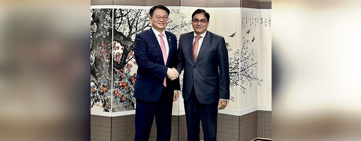 Ambassador Amit Kumar met Vice Minister Bang Ki-sun, Ministry of Economy & Finance, RoK