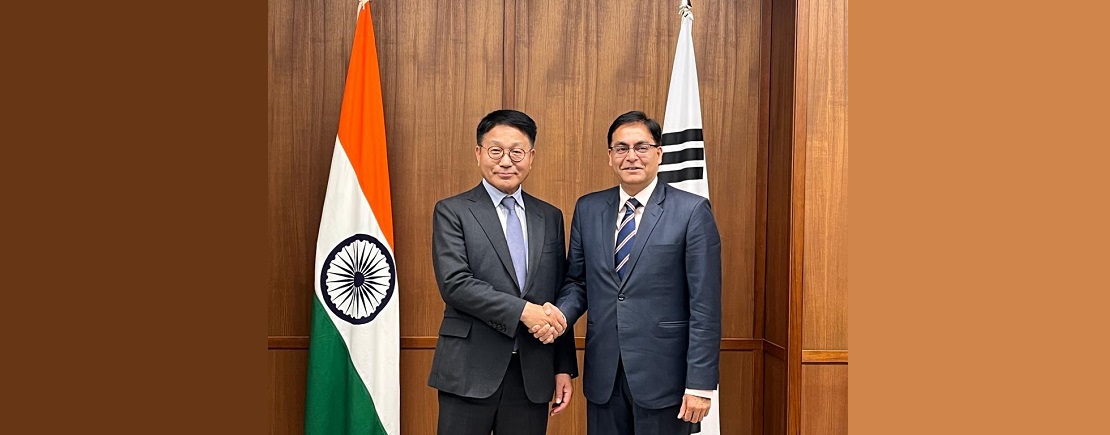 Ambassador Amit Kumar met President of Hyundai Mr. An Tong-IL