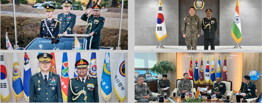 The Chief of Army Staff General Manoj Pande visited ROK