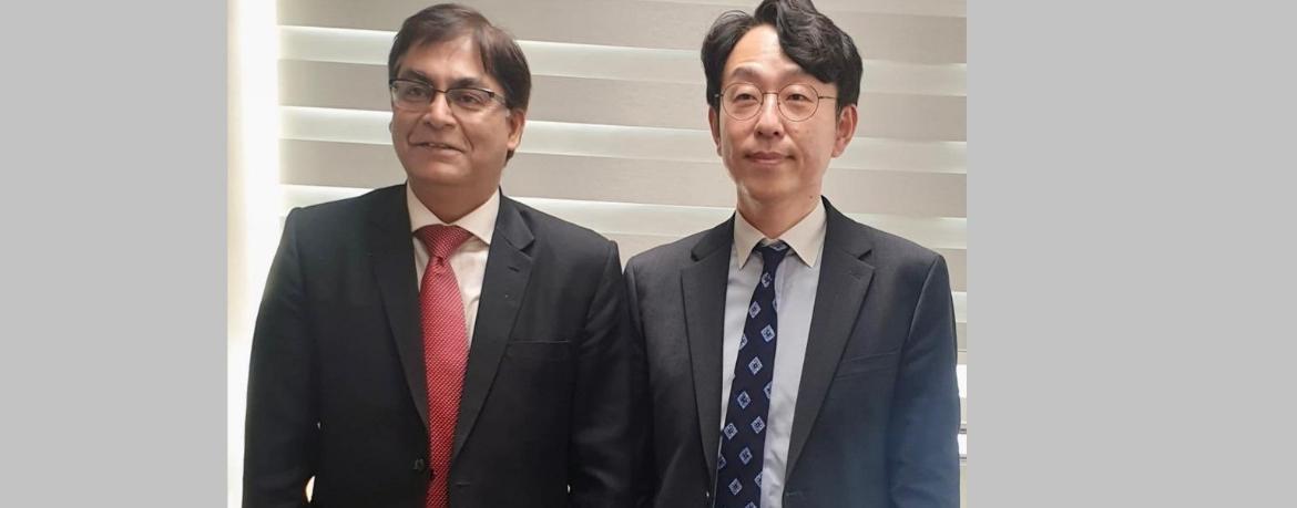 Ambassador Amit Kumar met Mr. Lee Sangryol, DG for Asian & Pacific Affairs Bureau, MoFA